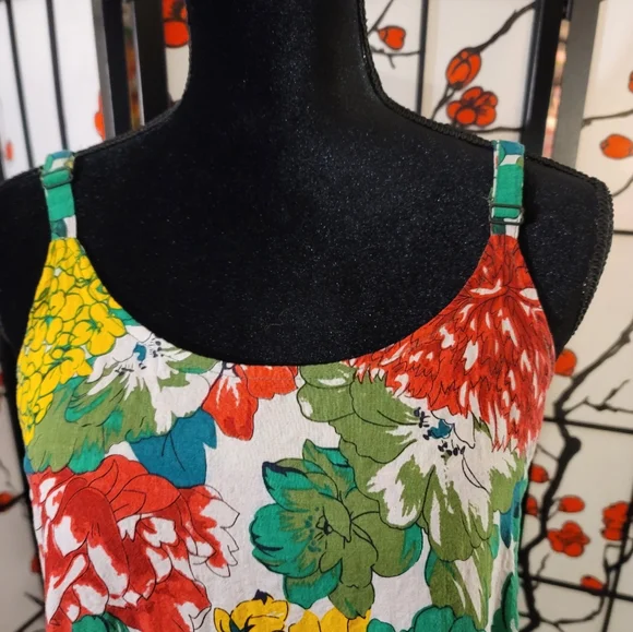 EMPIRE FLORAL PATTERN STRAPPY SUNDRESS/SIZE MEDIUM/LAYERED PIECES/SIZE MEDIUM - Picture 3 of 9